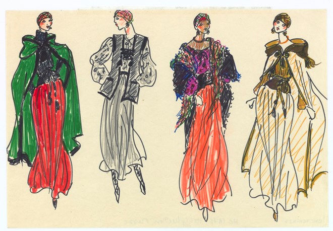 Sketch original de YSL