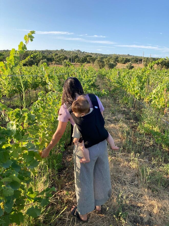 Paula Bragança com o filho Zé Tomás