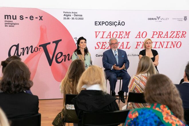 Marta Crawford, Isaltino Morais e Fabrícia Valente.