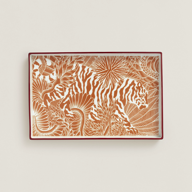 Bandeja Perimetre Tigre Camoufle, €620, Hermès