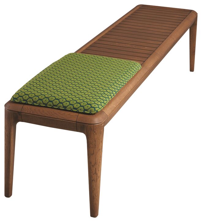 Banco da coleção Aurea, Roche Bobois (preço sob consulta)