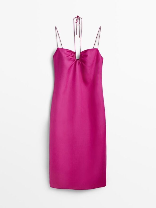 Vestido, €89,95, Massimo Dutti