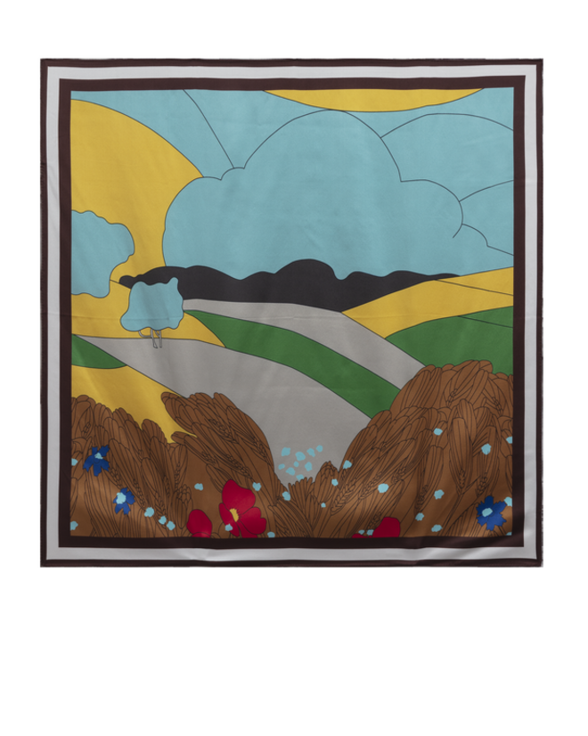 Lenço Liberty em seda, €129, Gant.