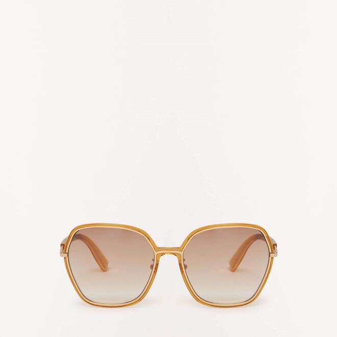 Óculos Girasole em acetato, €209, Furla.