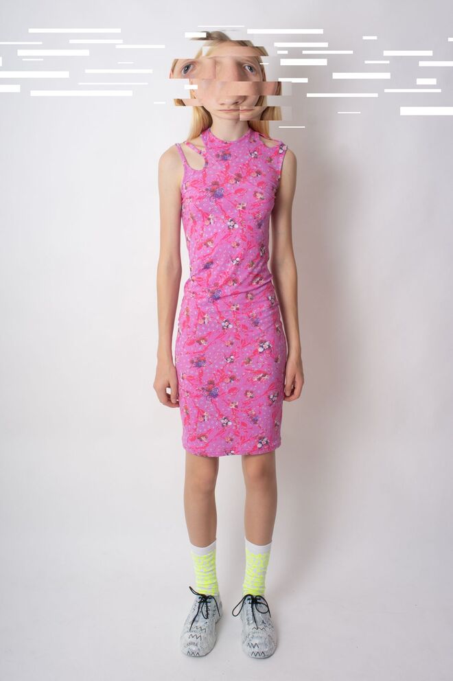 Vestido Erro em malha de algodão, €190, Alexandra Moura.