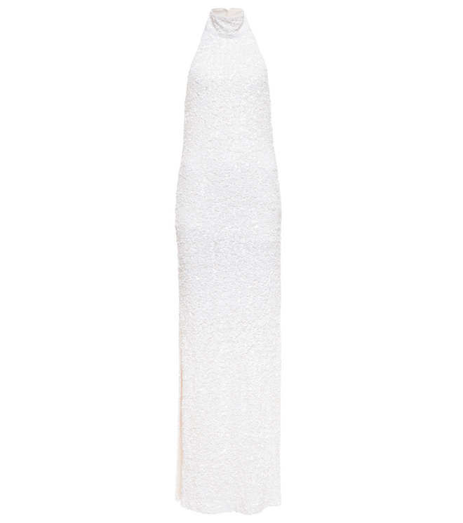 Vestido, €280 Rotate Birger Christensen, em mytheresa.com