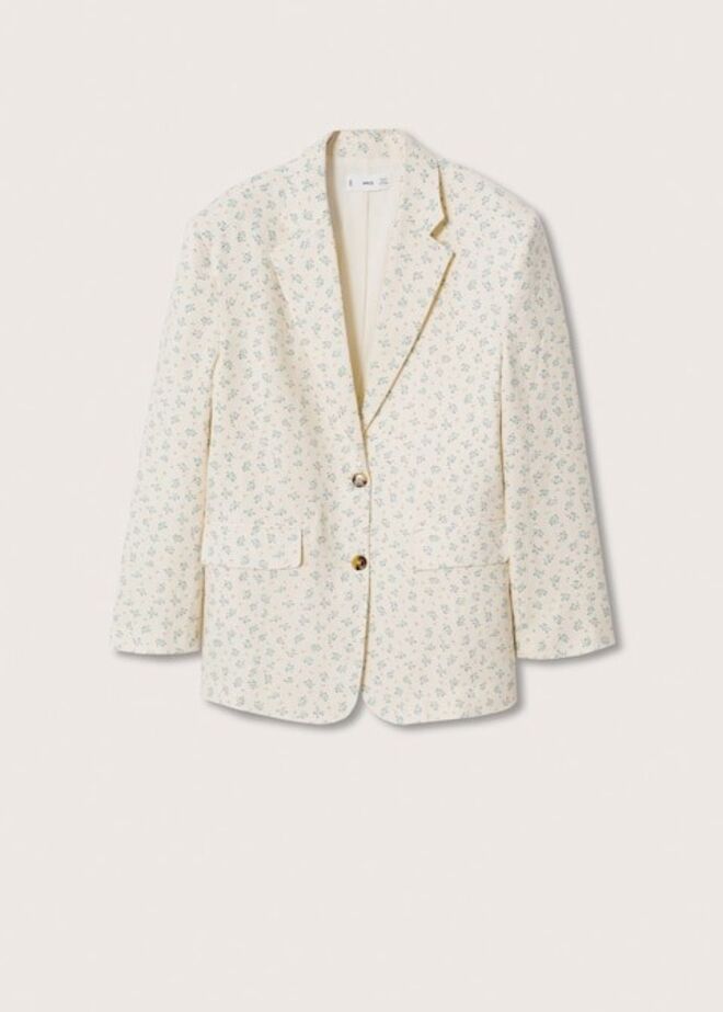 Blazer em linho, €79 agora €49,99, Mango
