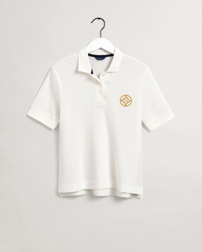 Polo em algodão, antes €99 agora €59,40, Gant