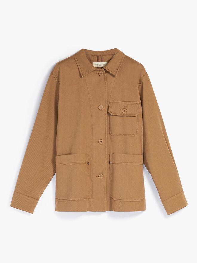 Casaco em algodão, €275, Max Mara