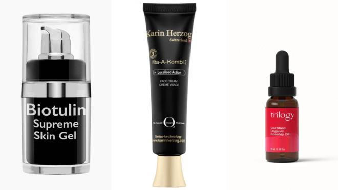 Biotulin Supreme Skin Gel / Karin Herzog Vita A Kombi 3 Spot Zapper / Trilogy Certified Organic Rosehip Oil