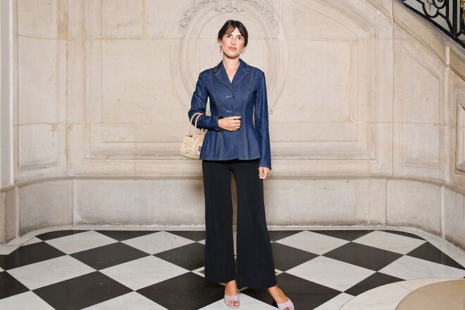 Jeanne Damas no desfile Dior