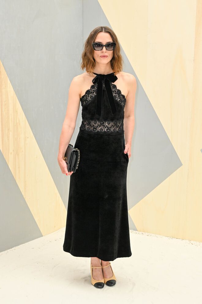 Keira Knightley no desfile Chanel