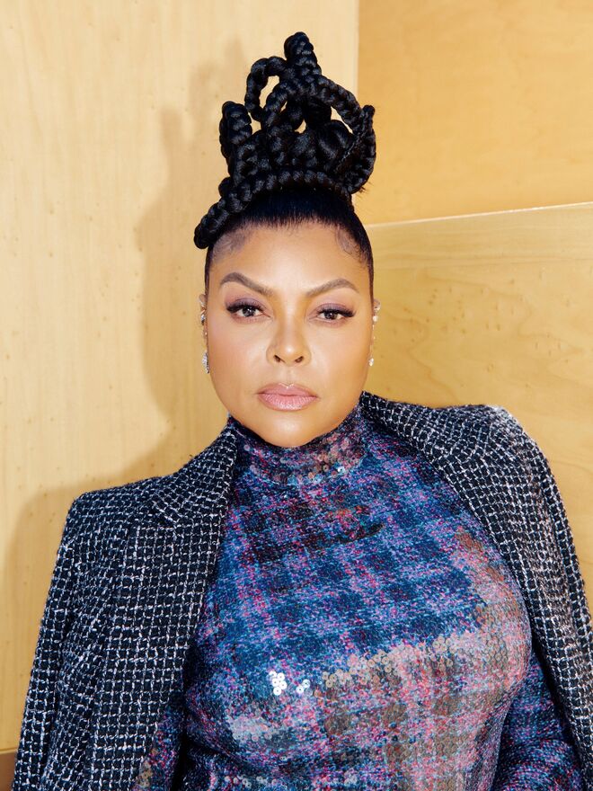 Taraji P. Henson no desfile Chanel