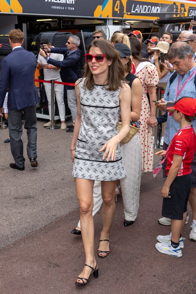 Charlotte Casiraghi no F1 Grand Prix no Mónaco, 2022
