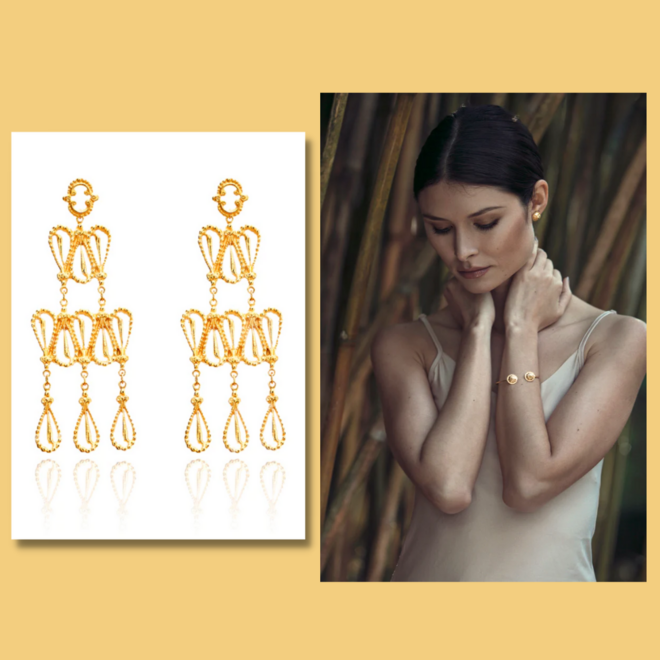 Brincos #STEAFGP, €245 e brincos #OBAUGP €155, Joana Mota Capitão