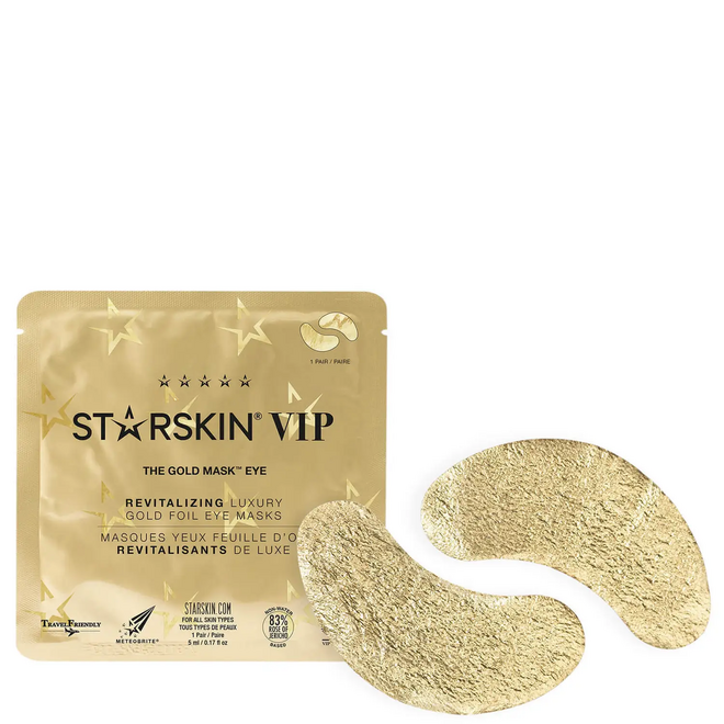 Máscara de olhos The Gold Eye, €5,45, Starskin, em lookfantastic.pt