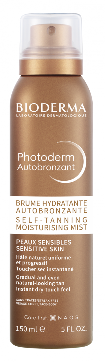 Bruma hidratante autobronzeadora Photoderm, €21,35, Bioderma