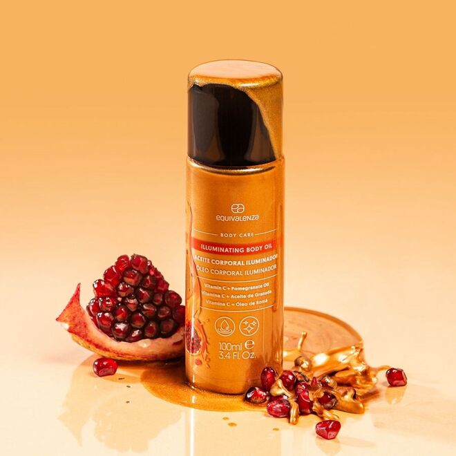 Óleo corporal iluminador, 100ml, €9,95, Equivalenza