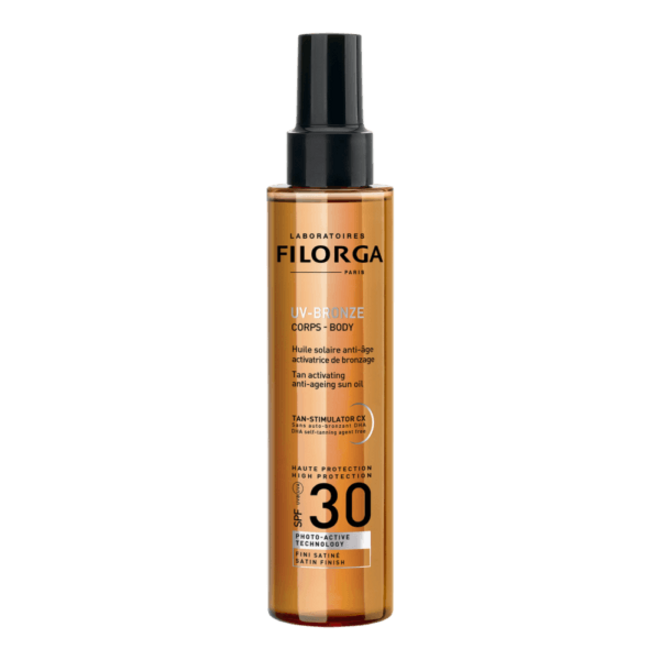 Óleo Solar Antienvelhecimento SPF30 Ativador do Bronzeado €31,60, Filorga