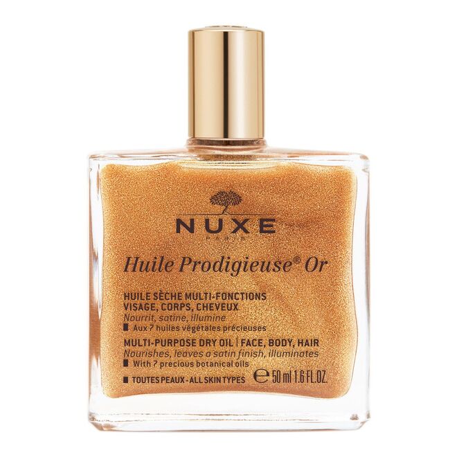 Óleo Shimmering Dry Oil Huile Prodigieuse®, 50 ml, €25,90, Nuxe