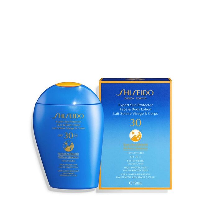 Loção protetora Expert Sun SPF30, €45,50, Shiseido, na Douglas