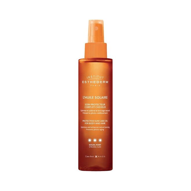 Óleo protetor L'huille Solaire Fort para corpo e cabelo , 150 ml, €50,60, Institut Esthederm