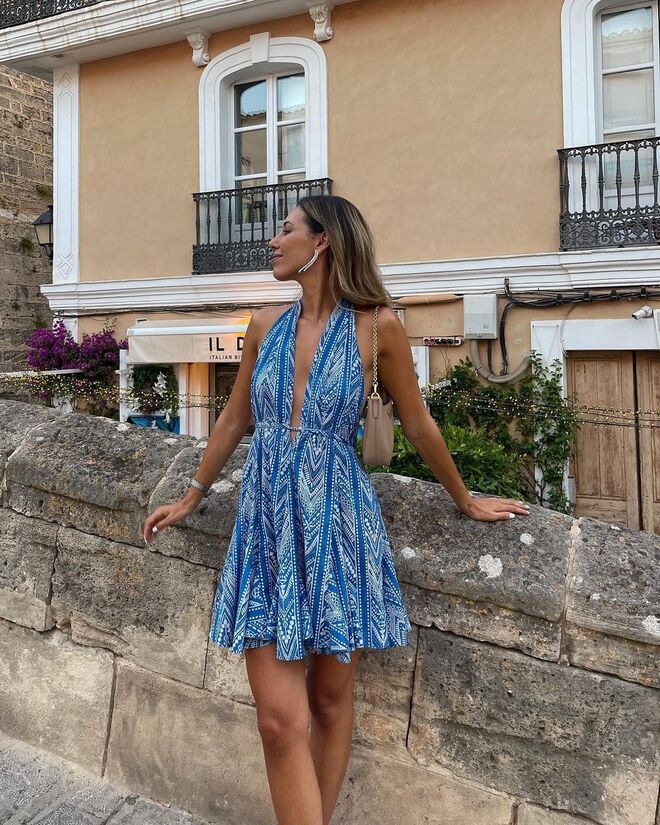 Bárbara Corby a passar férias em Ibiza.