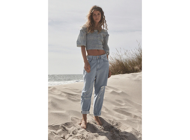 Calças Baggy Cropped Slim, €99,95, Salsa
