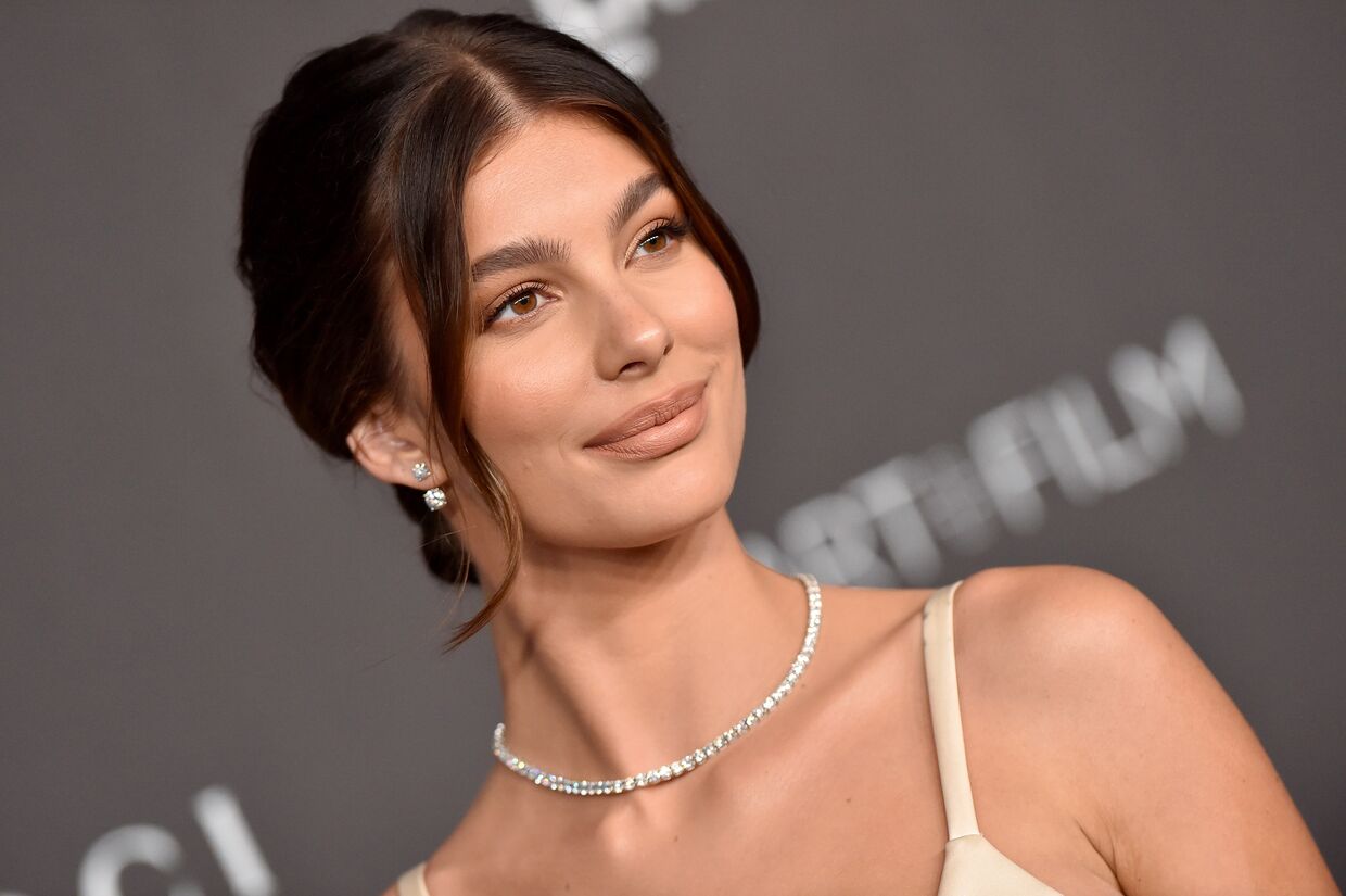 Camila Morrone, ex-namorada de Leonardo DiCaprio, na Gala LACMA Art + Film, 2019