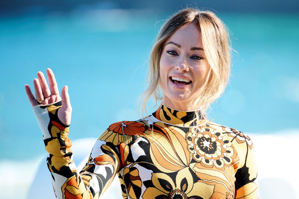 Olivia Wilde na photocall de 'Não Te Preocupes, Querida' durante o 70º Festival Internacional de Cinema de San Sebastian em Espanha, setembro de 2022
