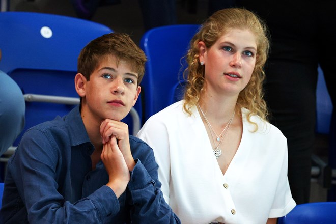 James, Visconde de Severn, e Lady Louside Windsor nos Jogos de Commonwealth 2022, Inglaterra