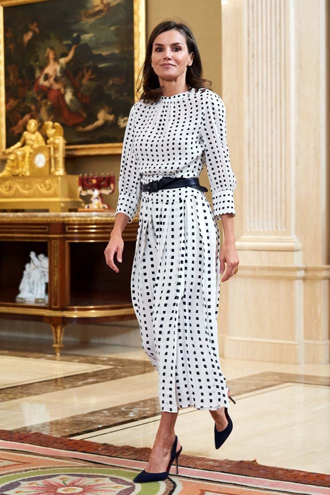 Rainha Letizia no Zarzuela Palace, 2019