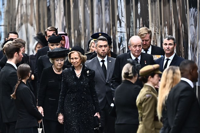 Rainha Sofia e Juan Carlos.