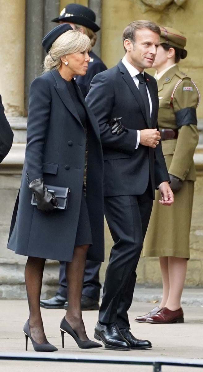 Emanuel Macron e sua mulher, Brigitte.