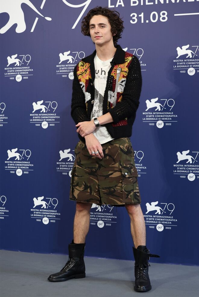 Timothee Chalamet em Celine