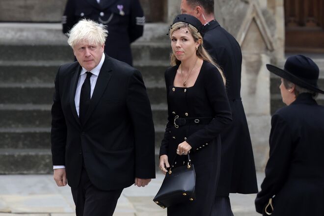 Boris Johnson e Carrie Johnson.
