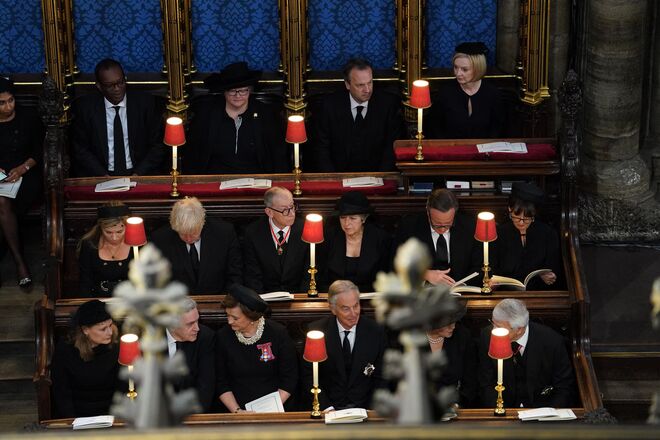 Membros do governo britânico.