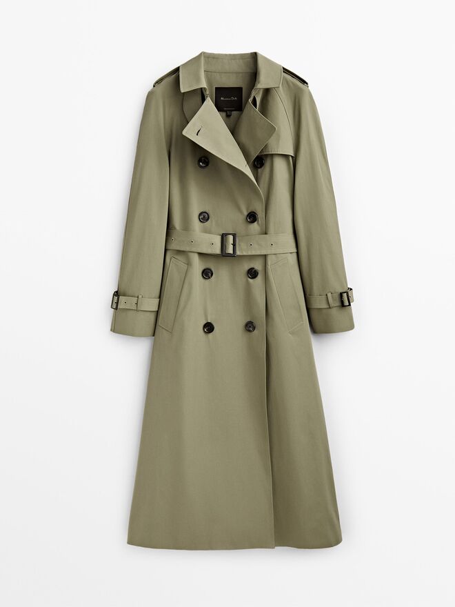 Trench-coat, €179, Massimo Dutti