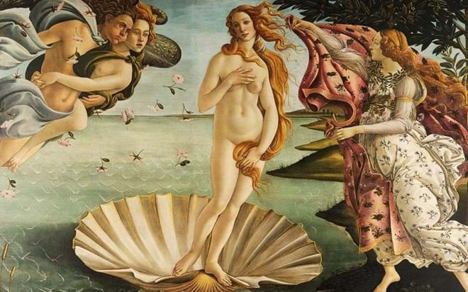O Nascimento de Vénus, de Sandro Botticelli