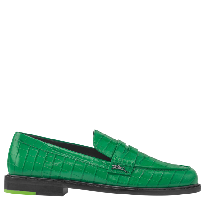 Loafers em pele gravada, €450, Longchamp