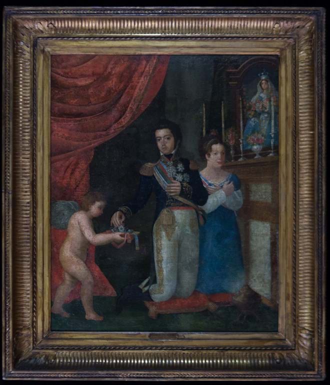 O casamento de Leopoldina com D. Pedro (Domingos Clementino, 1820)