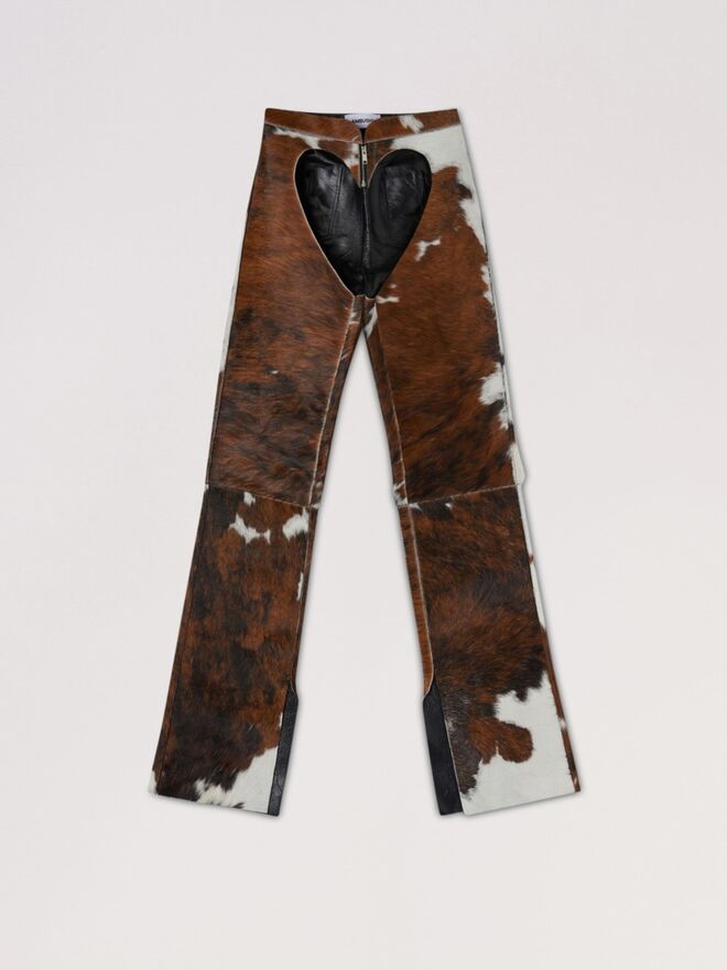 Calças em pele, €1995, Ambush