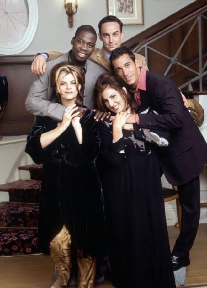 O elenco de 'Veronica's Closet' (1997).