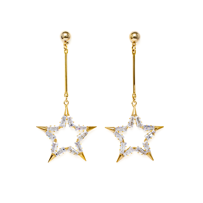 Brincos Starz, €58, Mônica Rosenzweig.