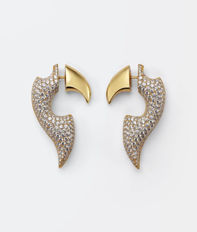 Brincos, €1200, Bottega Veneta.