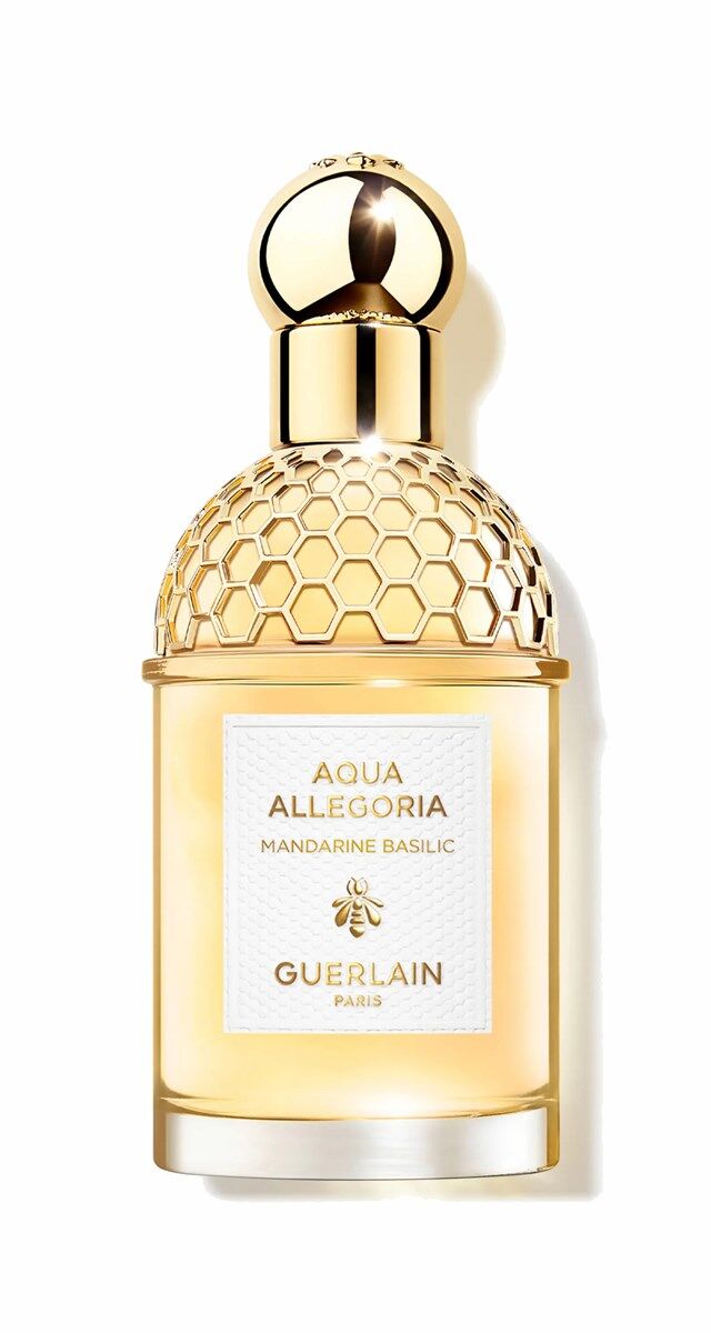 Fresca e suave. Eau de Toilette Aqua Allegoria Mandarine Basilic, 75ml, €101,99, Guerlain.