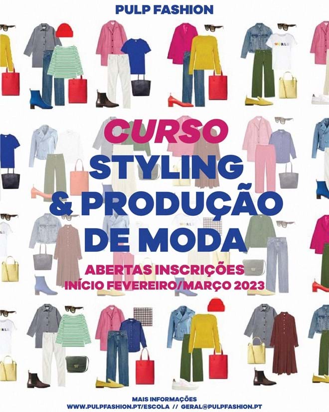 O novo curso de Styling e Produção de Moda da Pulp Fashion arranca já em fevereiro.