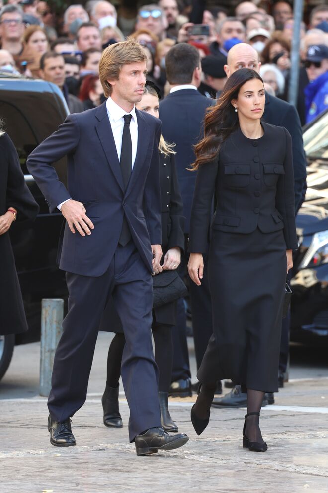 Príncipe Christian de Hannover e a sua mulher Alessandra de Osma.