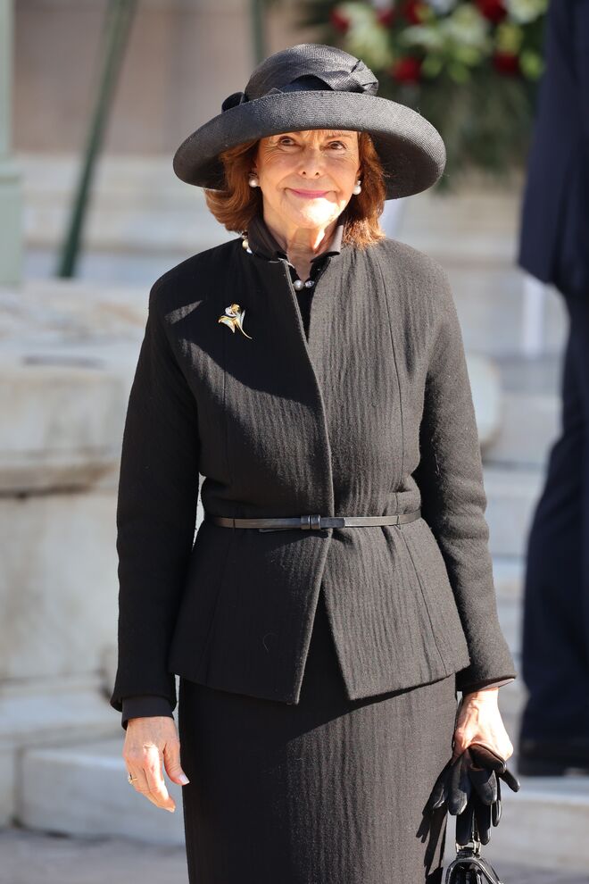 Rainha Silvia da Suécia.