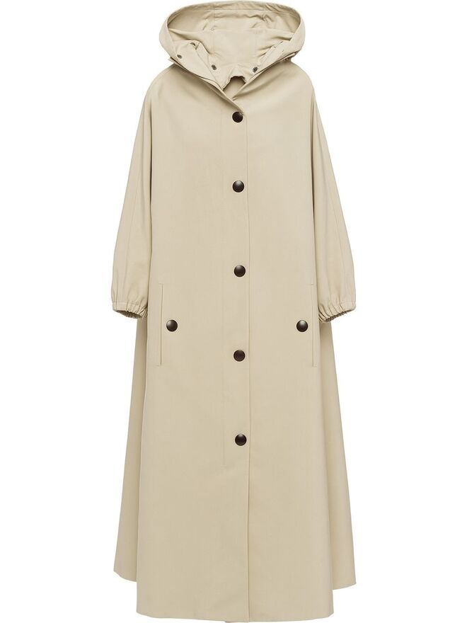 Trench coat em gabadirna, €3.250, Prada.
